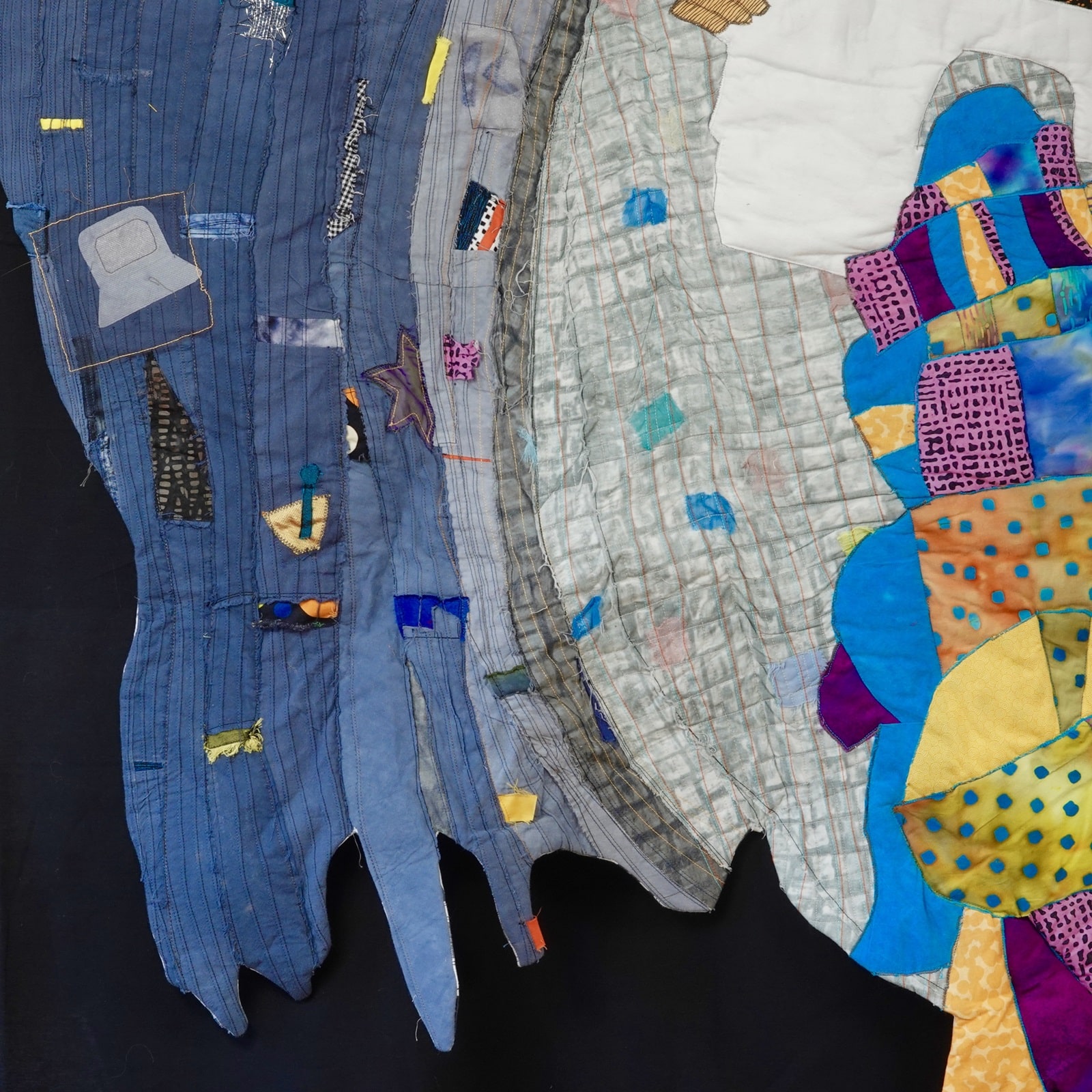 A portion of the quilt showing detail 3